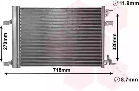 Конденсатор VAN WEZEL 37005500