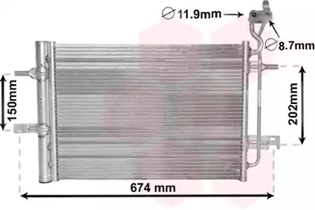 Конденсатор VAN WEZEL 37005620