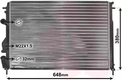 Теплообменник VAN WEZEL 43002241