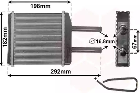 Теплообменник VAN WEZEL 81006024