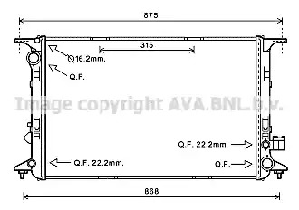 Теплообменник AVA QUALITY COOLING AI2365