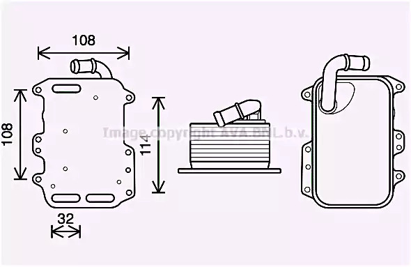 Теплообменник AVA QUALITY COOLING AI3405