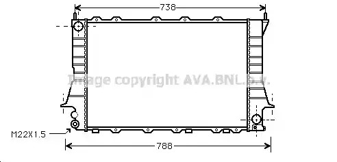 Теплообменник AVA QUALITY COOLING AIA2083