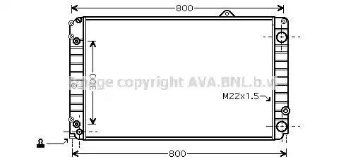 Теплообменник AVA QUALITY COOLING AIA2099