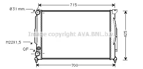 Теплообменник AVA QUALITY COOLING AIA2105