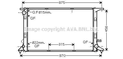 Теплообменник AVA QUALITY COOLING AIA2290