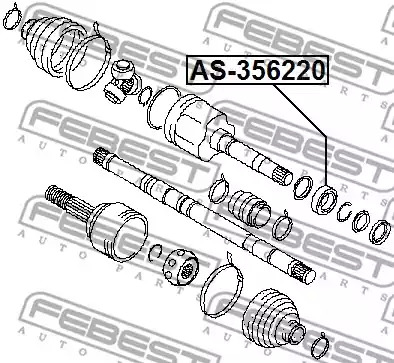 Подшипник FEBEST AS-356220