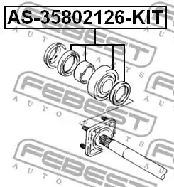 Подшипник FEBEST AS-35802126-KIT