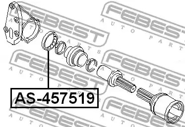 Подшипник FEBEST AS-457519