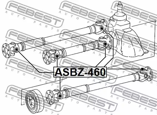 Шарнир FEBEST ASBZ-460