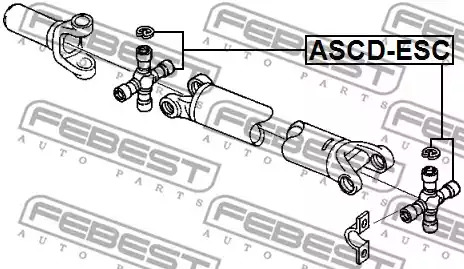 Шарнир FEBEST ASCD-ESC