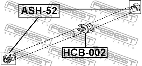 Шарнир FEBEST ASH-52