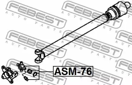 Шарнир FEBEST ASM-76