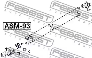 Шарнир FEBEST ASM-93