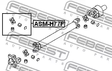 Шарнир FEBEST ASM-H77F