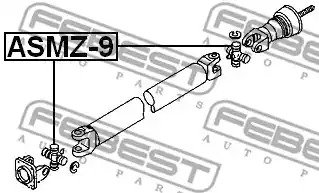 Шарнир FEBEST ASMZ-9