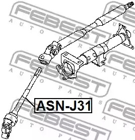 Вал FEBEST ASN-J31