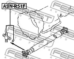 Шарнир FEBEST ASN-R51F