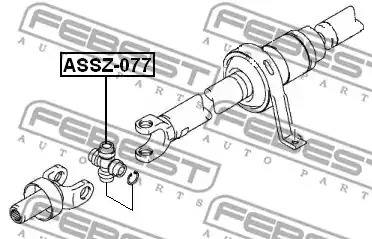 Шарнир FEBEST ASSZ-077