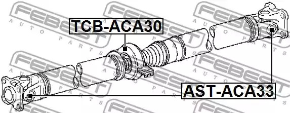 Шарнир FEBEST AST-ACA33