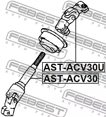 Вал FEBEST AST-ACV30U