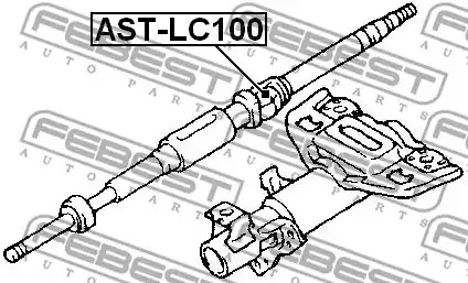 Шарнир FEBEST AST-LC100