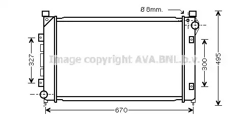 Теплообменник AVA QUALITY COOLING AU2163