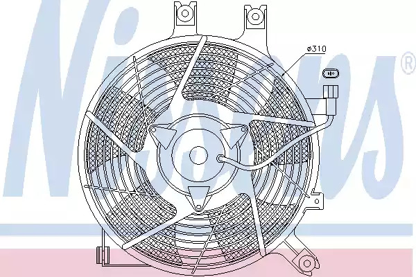 Вентилятор NISSENS 85384