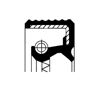 Уплотняющее кольцо CORTECO 01018330B (BASL1DRWX7 Simmerring, 82018330)