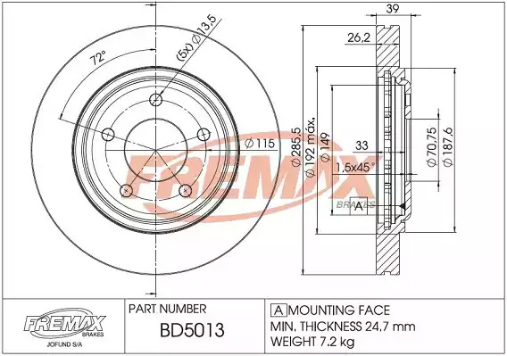 Стойка BIRTH BD5013