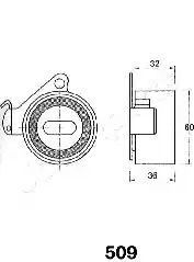 Натяжитель JAPANPARTS BE-509