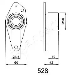 Натяжитель JAPANPARTS BE-528