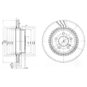 Тормозной диск DELPHI BG3758