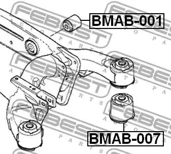 Подвеска FEBEST BMAB-001