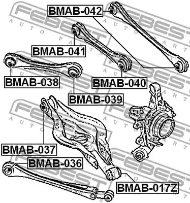 Подвеска FEBEST BMAB-040