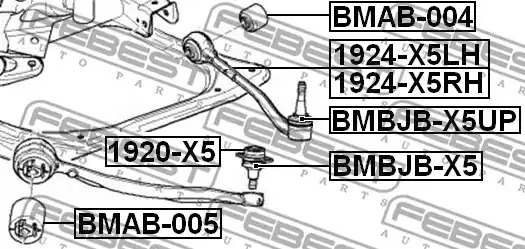 Ремкомплект FEBEST BMBJB-X5