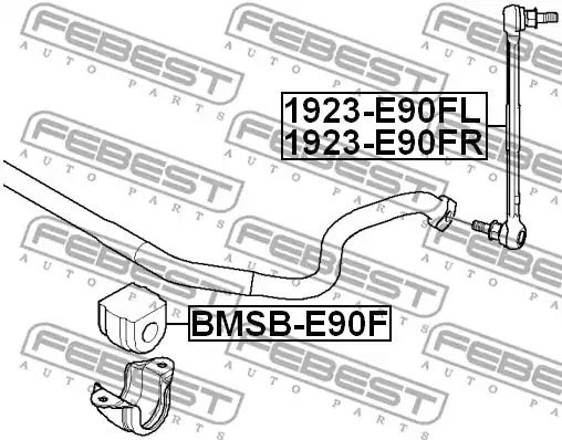 Подвеска FEBEST BMSB-E90F