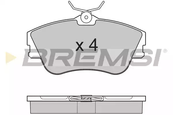 Комплект тормозных колодок BREMSI BP2625 (21478, 21479, SPA625)