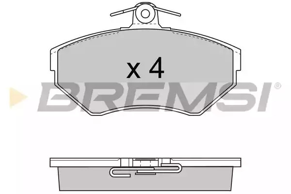 Комплект тормозных колодок BREMSI BP2674 (21944, 21945, SPA674)