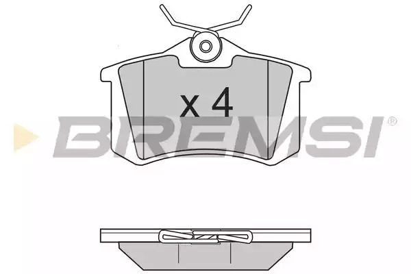 Комплект тормозных колодок BREMSI BP2806 (23554, SPA806)