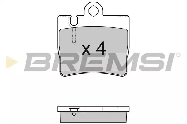 Комплект тормозных колодок BREMSI BP2999 (23078, SPA999)
