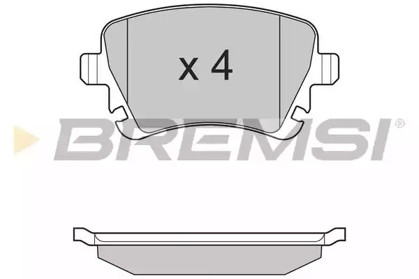 Комплект тормозных колодок BREMSI BP3130 (23914, SPB130)