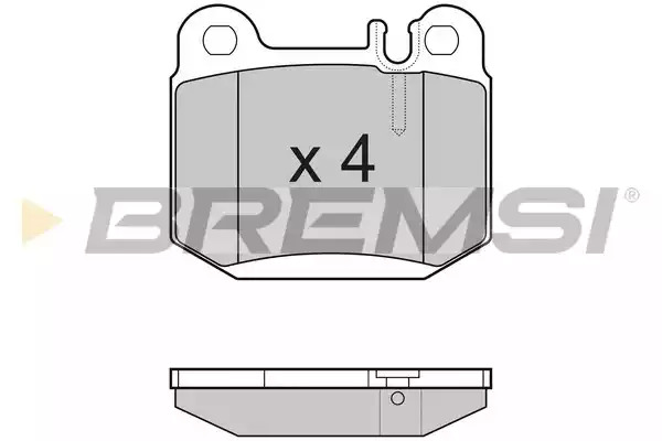 Комплект тормозных колодок BREMSI BP3177 (23157, SPB177)