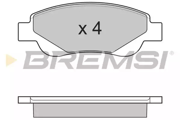 Комплект тормозных колодок BREMSI BP3225 (23959, SPB225)