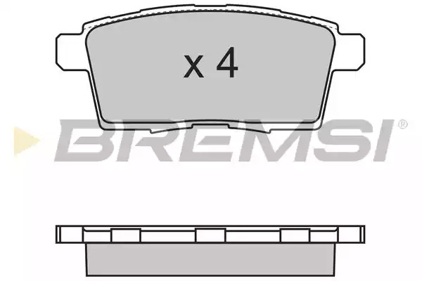 Комплект тормозных колодок BREMSI BP3333 (24545, SPB333)