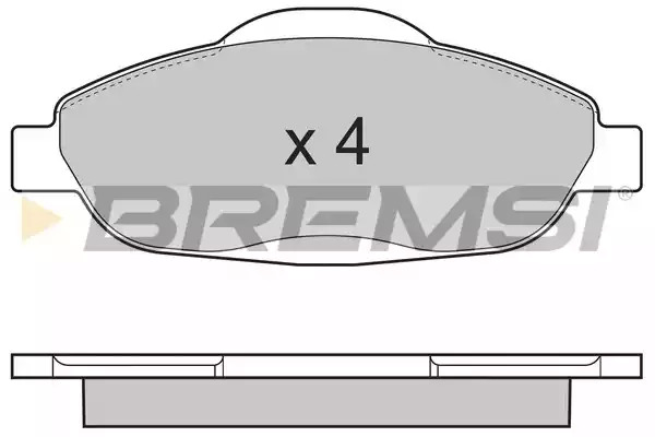 Комплект тормозных колодок BREMSI BP3364 (24660, SPB364)