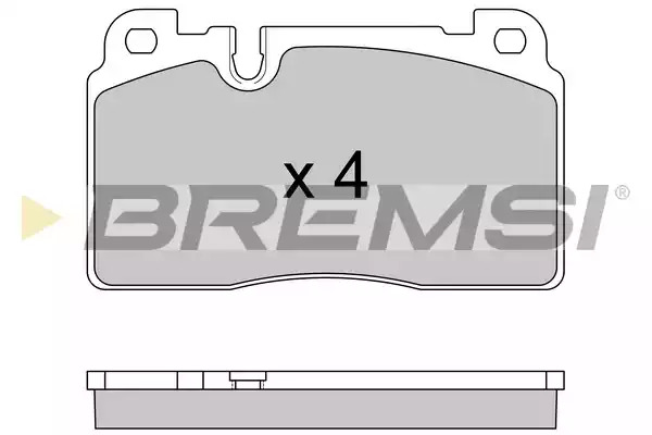 Комплект тормозных колодок BREMSI BP3592 (SPB592)