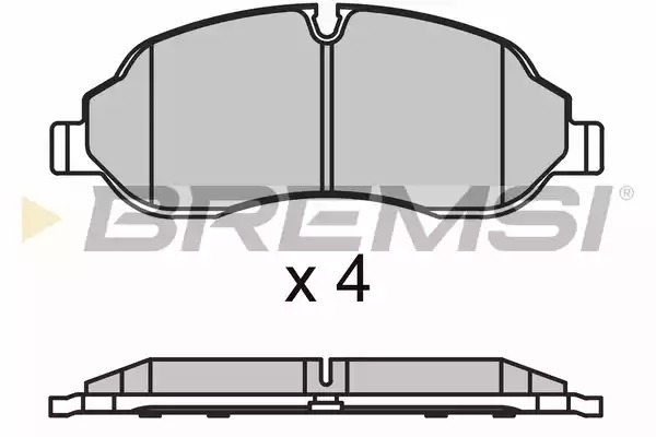 Комплект тормозных колодок BREMSI BP3651 (22034, SPB651)