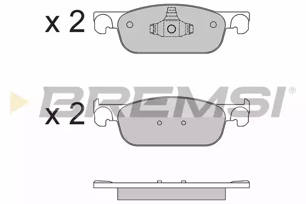 Комплект тормозных колодок BREMSI BP3662 (22525, 22526, SPB662)