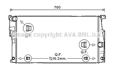 Теплообменник AVA QUALITY COOLING BW2447